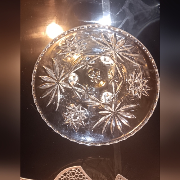 Vintage Crystal Candy Dish - Picture 2 of 2